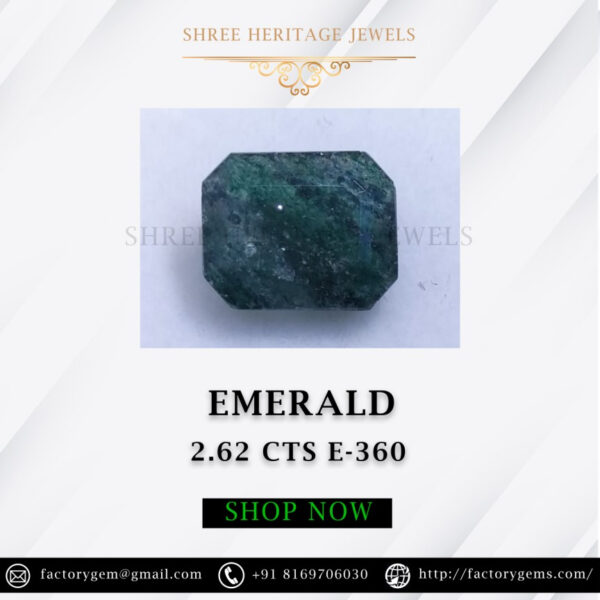 2.62 Carat Natural Emerald stone
