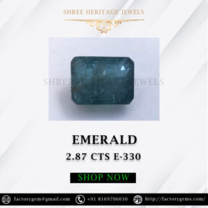 2.87 Carat Natural Emerald stone