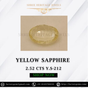 2.52 Carat Natural Yellow Sapphire