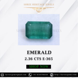 2.36 Carat Natural Emerald Stone