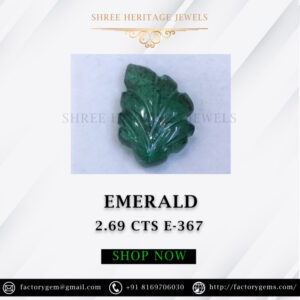2.69 Carat Natural Emerald Stone