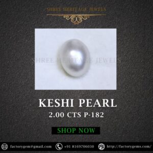 2.00 Carat Natural Keshi Pearl Stone