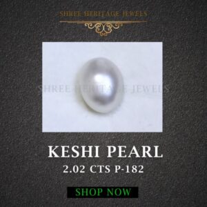2.02 Carat Natural Keshi Pearl Stone