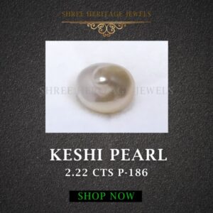 2.22 Carat Natural Keshi Pearl Stone