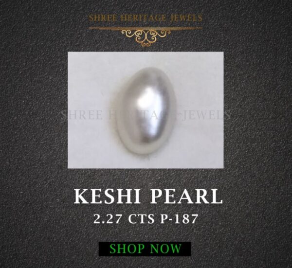 2.27 Carat Natural Keshi Pearl Stone