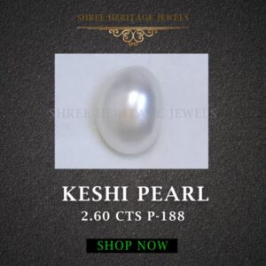 2.60 Carat Natural Keshi Pearl Stone