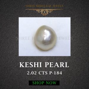 2.02 Carat Natural Keshi Pearl Stone