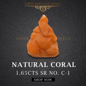 1.65 Carat Natural Italian Coral