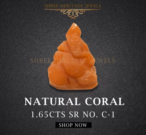 1.65 Carat Natural Italian Coral