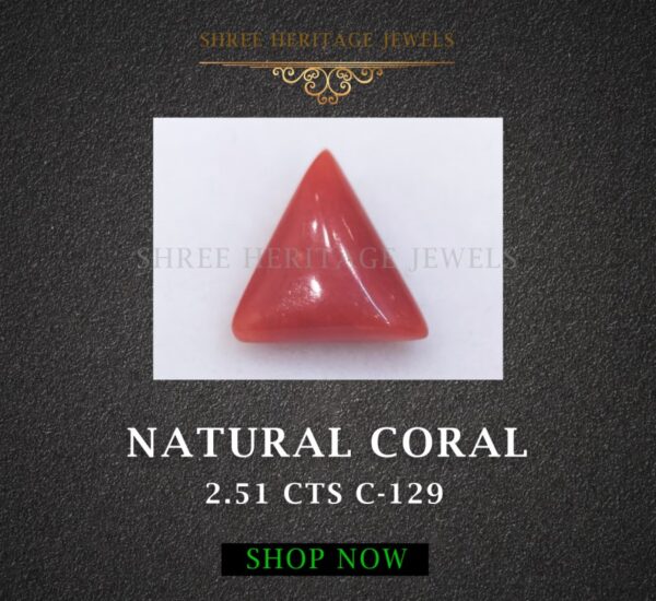 2.51 Carat Natural Italian Coral