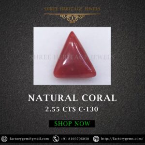 2.55 Carat Natural Italian Coral