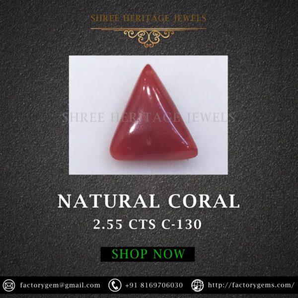 2.55 Carat Natural Italian Coral