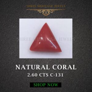 2.60 Carat Natural Italian Coral
