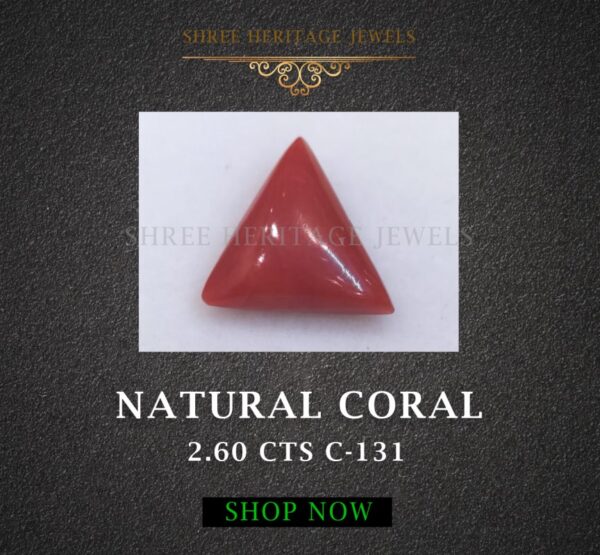 2.60 Carat Natural Italian Coral