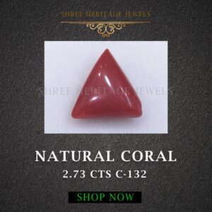 2.73 Carat Natural Italian Coral