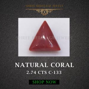 2.74 Carat Natural Italian Coral