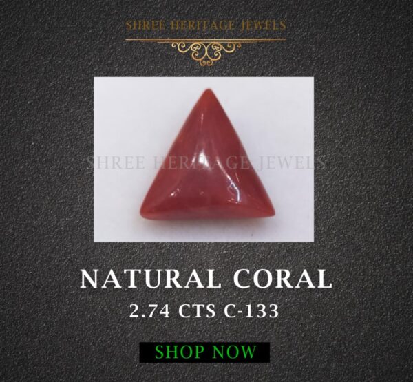 2.74 Carat Natural Italian Coral