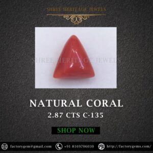 2.87 Carat Natural Italian Coral
