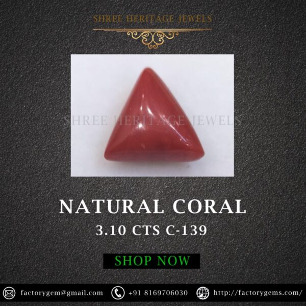 3.10 Carat Natural Italian Coral