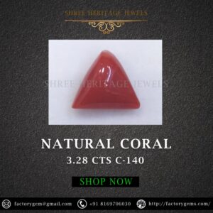 3.28 Carat Natural Italian Coral