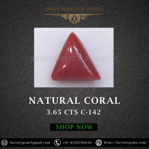 3.65 Carat Natural Italian Coral