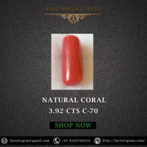 3.92 Carat Natural Italian Coral