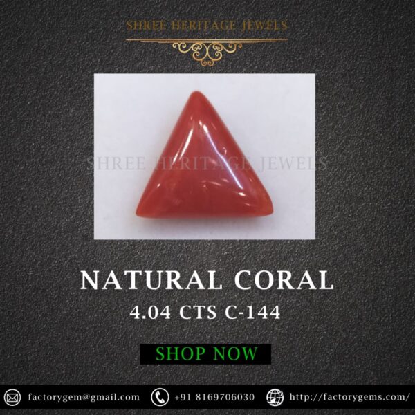4.04 Carat Natural Italian Coral