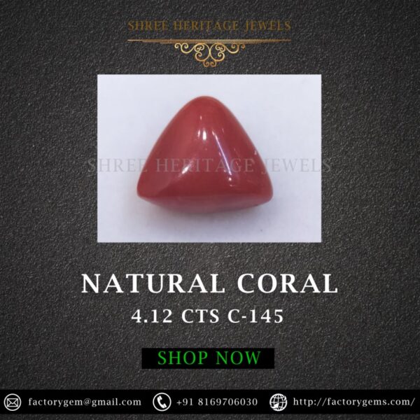 4.12 Carat Natural Italian Coral