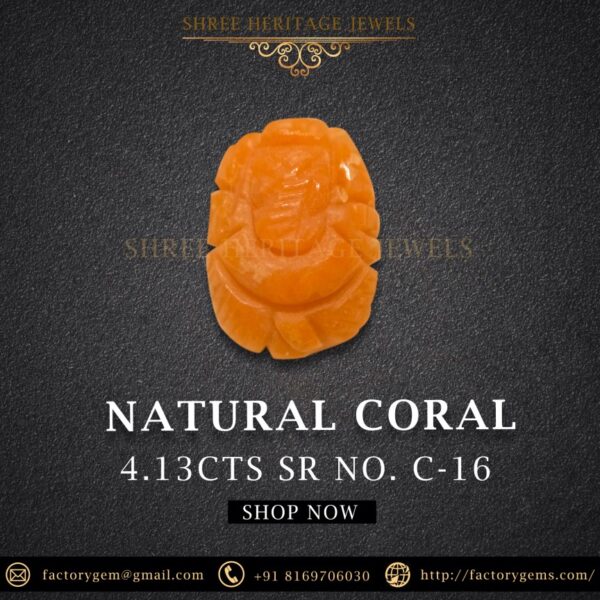 4.13 Carat Natural Italian Coral