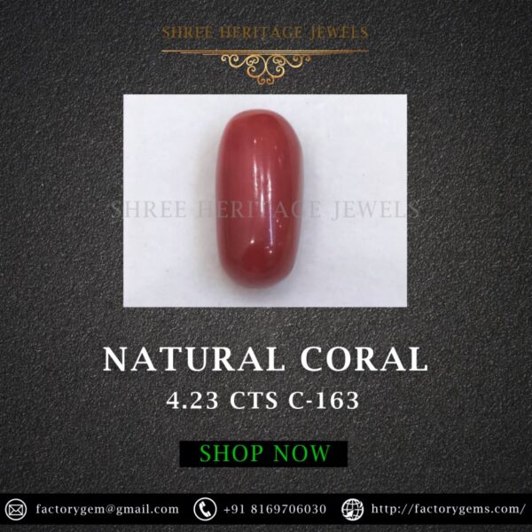 4.23 Carat Natural Italian Coral