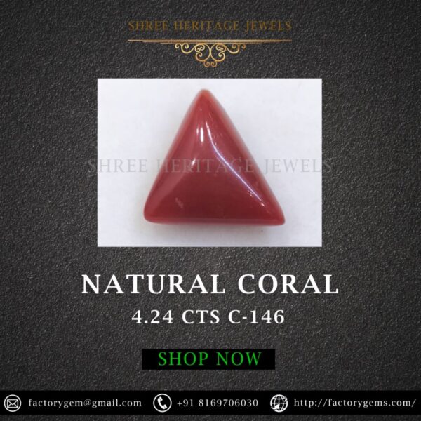 4.24 Carat Natural Italian Coral