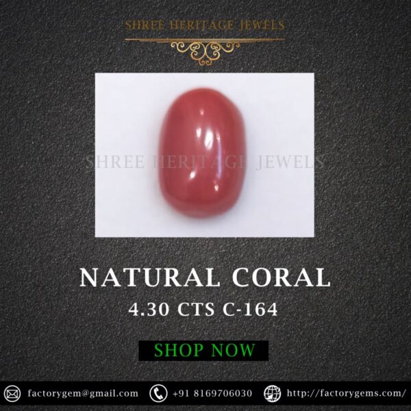 4.30 Carat Natural Italian Coral