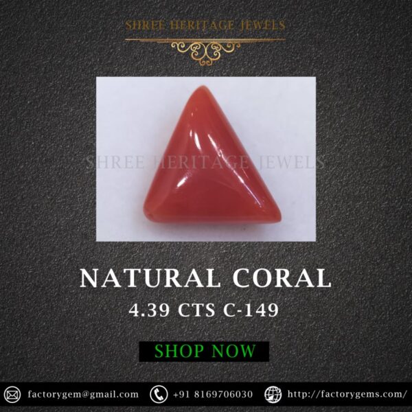 4.39 Carat Natural Italian Coral