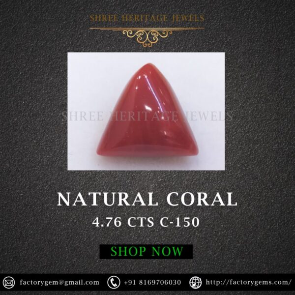 4.76 Carat Natural Italian Coral