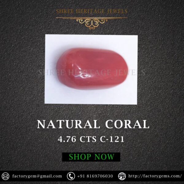 4.76 Carat Natural Italian Coral